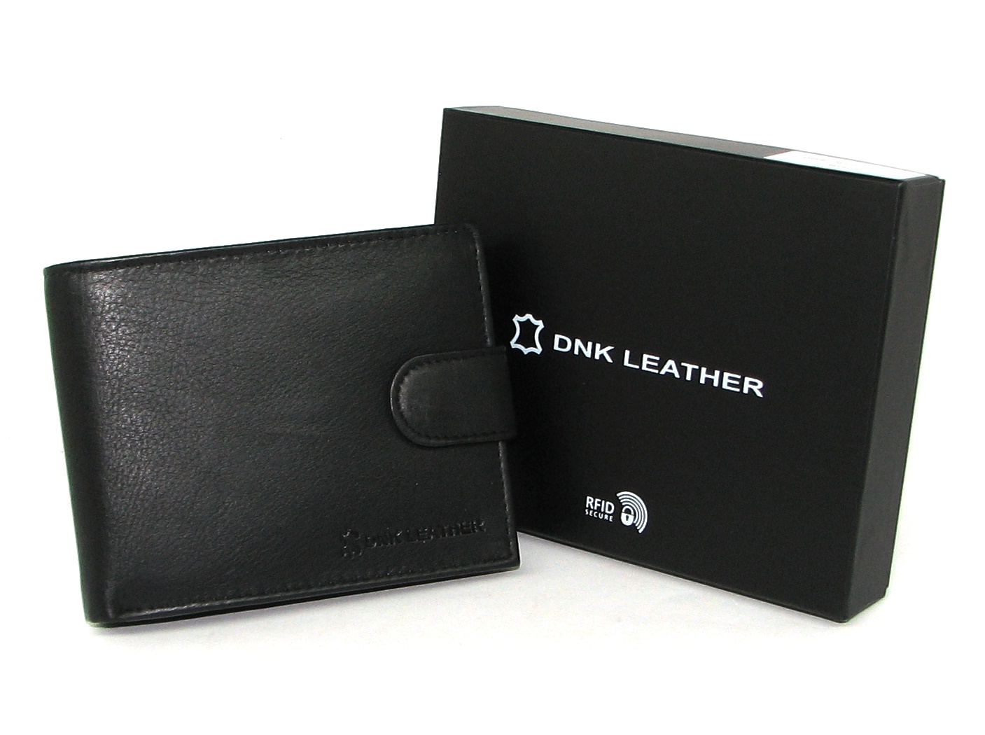 Кожаный кошелек DNK N992L-CCF blk NEW